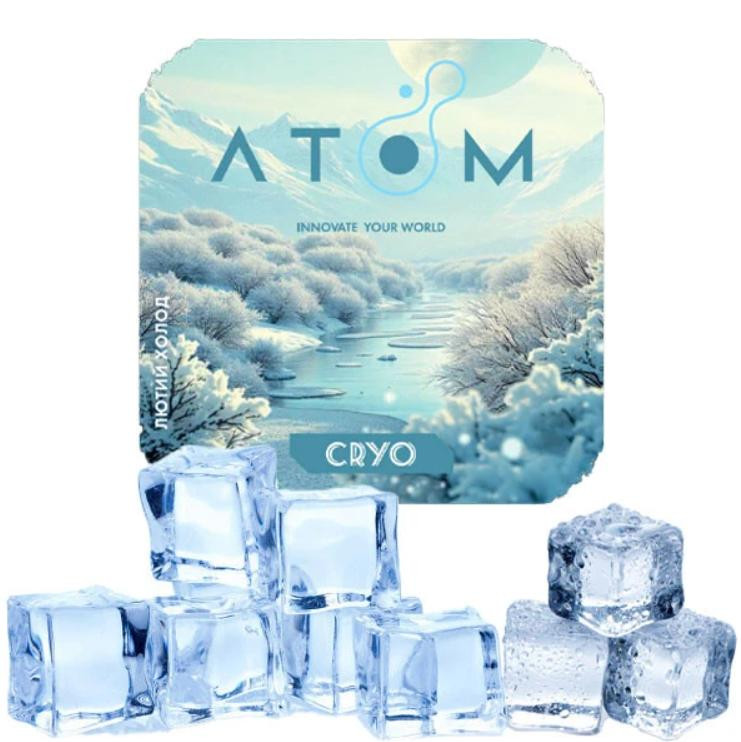 Табак Atom Cryo (Лютый холод) 200 грамм в интернет магазине кальянов фото 1