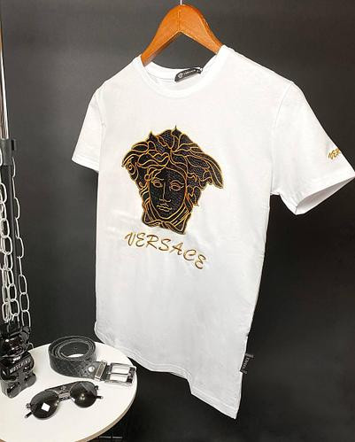 Мужская футболка Versace limited белая  