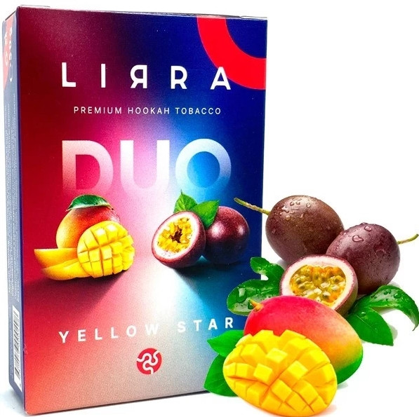 Табак Lirra Yellow Star (Йеллоу Стар) 50 грамм  в интернет магазине кальянов фото 1
